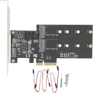 Expansion Card PCIE to 3 Ports SATA3.0 2-Port M.2 Electronic Component JMB585 Chip