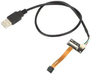 Keenso Camera Video Module, 5 Million Pixels 60° Wide Angle Lens USB Camera Module with OV5640 Chip