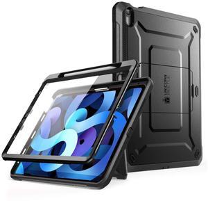 SUPCASE for iPad Air 5th Generation Case / iPad Air 4th Generation Case with Pencil Holder (Unicorn Beetle Pro), [Built-in Screen Protector & Stand] Rugged Case for iPad Air 5/4 10.9 Inch, Black