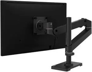 Ergotron  Upgraded LX Pro Premium Monitor Arm, Single Monitor Desk Mount  fits Flat Curved Ultrawide Computer Monitors up to 34 Inches, 4 to 22 lbs, VESA 75x75mm or 100x100mm  Tall Pole, Black