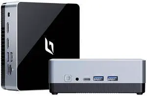 CyberGeek Nano A1 Mini Desktop Computers Linux, Intel 12th Alder Lake N100 (up to 3.4GHz), 8GB DDR4 RAM 256GB PCIe SSD, Mini PC Support 4K Dual Display/USB3.0/WiFi 6/BT5.2/RJ45/VESA for Home/Office