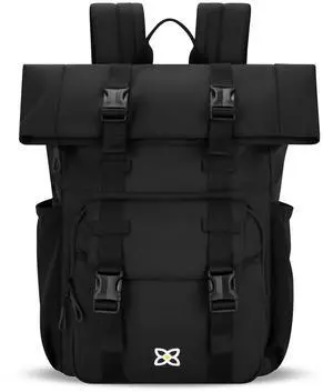 Sherpani Sedona, Travel Backpack Purse, Laptop Backpack, Recycled Nylon Backpack, Fits 15 Inch Laptop (Raven)