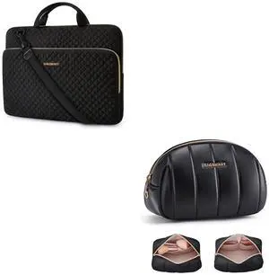 BAGSMART Protective Sleeve case + Makeup Bag