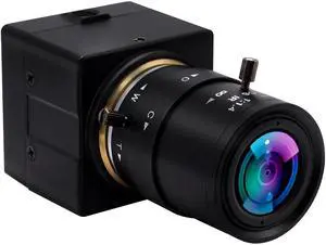 ALPCAM USB Camera 8MP High Resolution 2448P Webcam 2.8-12mm Variable Focus Zoom Lens USB Camera Supports OPENCV on Windows/Linux/Android/Raspberry Pi,USB Computer Camera for Video Conference