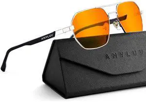 ANYLUV Blue Light Glasses for Woman/Men, Blue Light Blocking Glasses Women Computer Gaming Glasses for Eye Protection