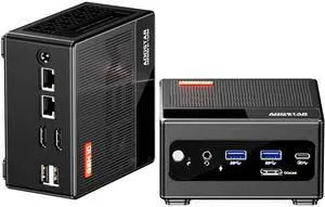 AOOSTAR GEM10 Three NVME Mini PC AMD Ryzen 7 6800H Mini Gamingwith PC 32GB LPDDR5 6400MHz RAM 512GB PCIe4.0 SSD AMD Radeon 680M Mini Computer OCULINK Port, Dual 2.5G LAN Ports