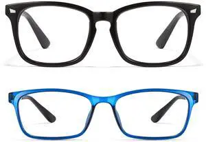 Cyxus Blue Light Glasses Computer Glasses UV Blocking GRP Square Frame Clear Lens Ultra Light Eyewear