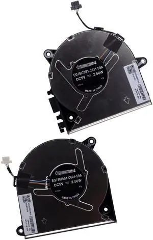 Deal4GO CPU & GPU Graphics Cooling Fan N32583-001 N06900-001 N06901-001 Replacement for HP ZBook Power G9 G10 Mobile Workstation
