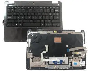 D-KXCPELE Replacement Top Cover Upper Case Palmrest Keyboard for Dell Latitude 11 3140 Assembly Part 04T5PG 4T5PG (Palmrest+Keyboard+Touchpad)