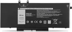 3HWPP 10X1J N2NLL 1VY7F 451-BCMN Laptop Battery Replacement for Dell Latitude 5401 5410 5411 5501 5510 5511 Precision 3541 3551 Inspiron 7706 2-in-1 Inspiron 17 7500/7506 2-in-1 Series (15.2V 68Wh)