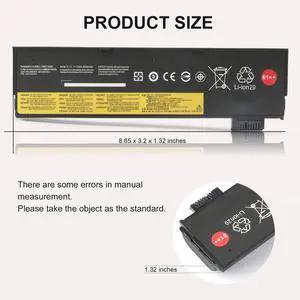 KAQIAR 72Wh 61++ 01AV427 01AV425 Battery for Lenovo ThinkPad T480 T470 T580 T570 P51S P52S A485 A475 TP25 Series SB10K97584 SB10K97585 X50M08812 4X50M08812 01AV422 01AV423 01AV428 01AV490 01AV492