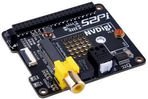 GeeekPi NVDigi Expansion Board for Raspberry Pi 5, with HiFi Digi and M.2 PCIe Slot for NVMe 2242/2230 SSD