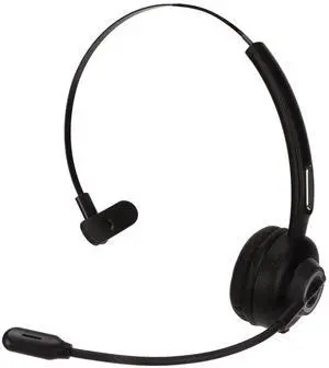 Trucker Headset with Microphone, 5.0 On Ear Headphones with Rotatable Mic for Computer Cell Phone Office Home Call Center Skype