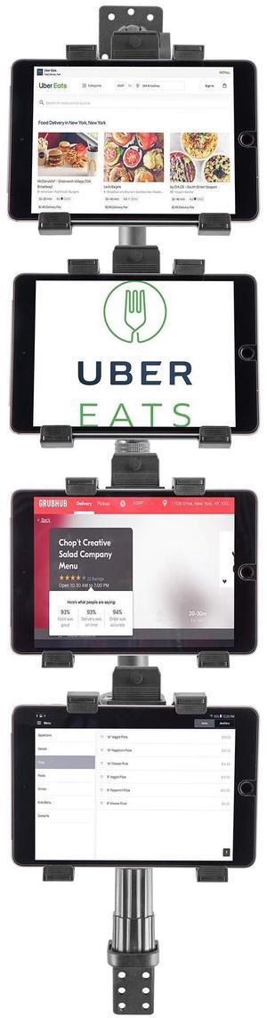 iBOLT TabDock Point of Purchase Wall Mount - with 4 Tablet Holders Perfect for Multiple delivery Applications (DoorDash, Uber eats, Postmates, etc.) Fits 7 to 10 inch Tablets