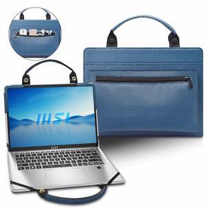 Laptop Case Cover Sleeve for MSI Prestige 13 AI Evo A1MG/Prestige 13 AI+ Evo A2VMG/Prestige 13 Evo A12M with Portable Bag with Bag Handle,Blue