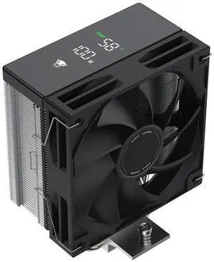 Jungle Leopard AF401 Digital CPU Cooler, 4 Heat Pipe Direct Touch Process, HDB Bearing 120×120×25mm PWM Fan 1600RPM Air Cooler 220W TDP, Suitable for AMD AM4/AM5 & Intel LGA 1700/1200/115X