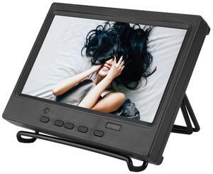 Lazmin112 7 Inch Portable Monitor, 1024x600 Multi-Function Display Support /VGA/AV Input, Suitable for , car Display, CCTV, etc.(US)