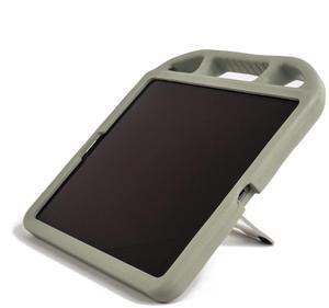 VersaWrap Case, Lightweight, Durable, Easy Grip Handle, Stand, Shockproof, Tracker Pocket, Assistive Technology, Compatible with iPad Pro 12.9 3rd - 6th Gen and 13 (M4), iPad Air 13 (M2) (Grey)