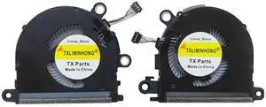 TXLIMINHONG New Compatible CPU and GPU Cooling Fan for HP Spectre x360 13-AW 13-AW2042TU 13-AW0023DX 13-AW0003DX 13-AW0013DX SERIES TPN-Q225 M20071-001 L71961-001 ND55C03-19C06 ND55C03-19C07 DC5V 0.5A