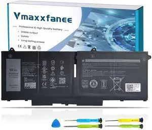 Vmaxxfanee 58Wh 07KRV Battery for Dell Latitude 5430 5530 Precision 3570 P137G P137G004 P104F P104F005 Series M69D0 H4PVC 0H4PVC Y86WG 0Y86WG 078FWY 08WRCR 4FVJG O7KRV 15.2V