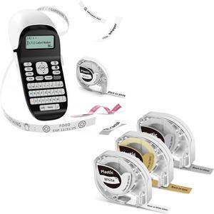 Zodzi LT12 Label Maker Machine with 4-Roll Tape