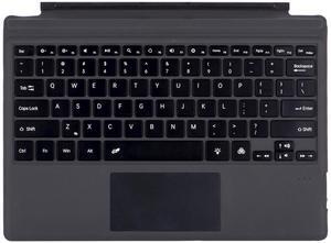 mobee Type Cover for Microsoft Surface Pro 7+/ Pro 7 / Pro 6 / Pro 5 / Pro 4 / Pro 3, Bluetooch Type Keyboard with Multi-Touch Trackpad, Ultra Silm (Black with Backlit)