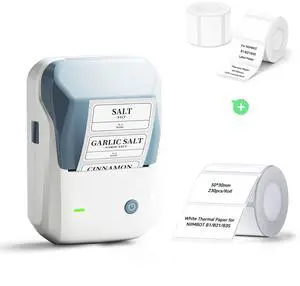 NIIMBOT B1 Label Maker with Tapes,2 Inch Portable Thermal Label Printer for Home Office Small Business, Address, Clothing, Crafts, Retail,Support Smartphones & PC