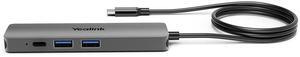 Yealink UVC34 4K Webcam with BYOD Box, Works Between UVC Camera and PC with Type-C Port, Plug-and-Play Webcam Meeting Kit for Conference Room, Certified by Microsoft Teams & Zoom (USB-A & USB-C)