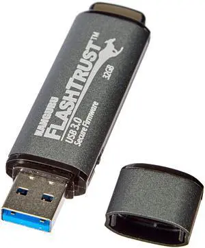 Kanguru Flash Trust  32GB Secure Firmware Flash Drive  Write Protect Switch  SuperSpeed USB 3.0