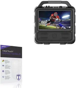 BoxWave Screen Protector Compatible with Monster Vision Portable Entertainment System - ClearTouch ImpactShield (2-Pack), Impenetrable Screen Protector Flexible Film