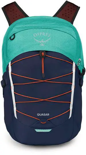 Osprey Quasar Commuter Backpack, Reverie Green/Cetacean Blue