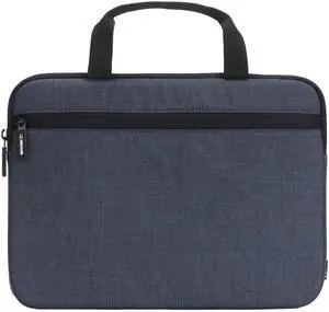 Incase Carry Zip Brief for 13 inch Laptops  Sleek, Lightweight Protective Bag with Dual-Weave Polyester, Webbing Carry Handles  Stylish and Durable Laptop Sleeve/Case for Work & Travel - Navy