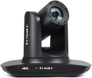 FoMaKo 4K PTZ Camera HDMI, AI Auto-Tracking Gen 3, 20X Optical Zoom, USB3.0 LAN HDMI PTZ Camera 4K for Church Worship Education Conference Events, K20UH