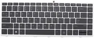 Abakoo New Replacement Keyboard for HP Probook 430 G5/440 G5/445 G5 with Backlit, US Layout, L01071-001