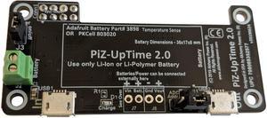 PiZ-UpTime 2.0 UPS for Raspberry Pi, Pi-Zero, SBC & IoT