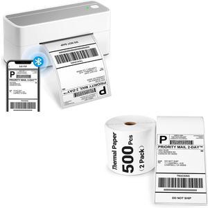 ASprink Bluetooth Thermal Shipping Label Printer - Wireless Label Makers, 4"x6" Thermal Shipping Labels, Compatible with USPS, Shopify,