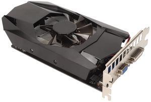 AMONIDA PC Graphics Card, PCI Express X16 2.1 Graphics Card HD7670 128bit 1000MHz Core Frequency Low Noise for Desktop