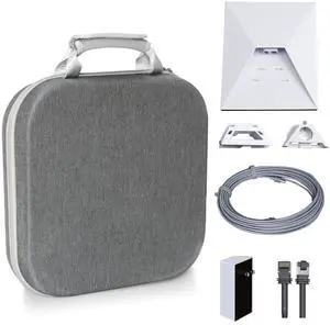 AstroniSync Case for Starlink Mini, Travel Case for Starlink Mini, Shockproof, Water-Resistant, and Dustproof Storage with Customizable Interior (Gray)