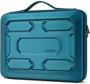 DOMISO 17 inch Laptop Sleeve with Handle Shockproof Waterproof EVA Protective Case for 17.3" ZBook Fury 17.3 G8/MSI GS73VR Stealth Pro/HP Envy 17/LG Gram 17"/ROG Strix GL702VS, Teal