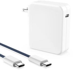 Mac Book Pro Charger-140W Power Adapter Compatible with USB C Port MacBook Pro & MacBook Air 13, 14, 15, 16 inch, M1 M2 M3 M4, New ipad Pro and All USBC Device, 6.6ft USB-C to C Braided Charge Cable