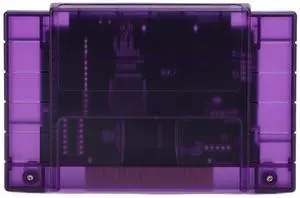 Video Games Memory Card for SFC Game Console, 3000 in 1 Game Flash Memory Card, with 8GB Memory Card, Game Cartridge Expansion Card for SNES SFC (Violet Transparent)