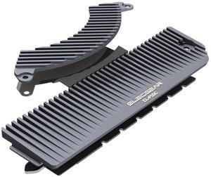 ElecGear PS5 Pro and Slim SSD Heatsink Ultra, EL-P5SP Heat Pipe + 2X Aluminum Coolers + Heat Bridge for Internal M.2 NVMe 4.0 Gen4 SSD, Thermal Pads and SSD Mounting Post Kit