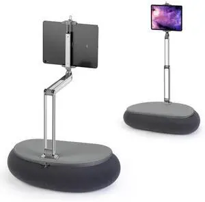 elitehood Tall Tablet Pillow Stand, Long Arm Adjustable Kindle Pillow Holder for Reading in Bed, 360°Rotation iPad Stand for Lap Compatible with 6 - 13 iPad Air Mini Pro iPhone Kindle Cell Phone
