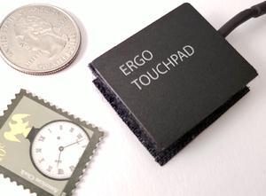 Mini USB Computer Touchpad, Trackpad, Mouse, Wired, 1.1 x 1.3 inches Ergo Touchpad ETP001MTPUSB