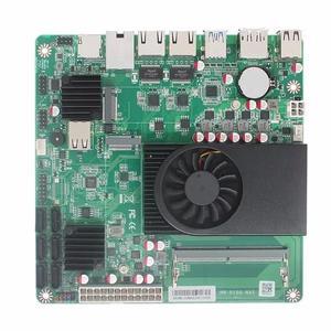 HKUXZR 1 * 10G 2*i226-V 2.5G 3LAN Intel N305 NAS Motherboard 6-Bay 6*SATA3.0 2*M.2 NVMe 1*DDR5 Soft Router ITX Mainboard