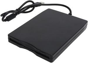 Leapiture Floppy Disk Drive, 3.5 Inch USB Floppy Disk Drive External Floppy Disk Reader Portable 1.44MB FDD for Laptops Desktops