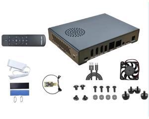 FriendlyELEC CM3588 Metal Case Accessory Power RK3588 CPU Board Coolling Fan Heatsink Screw Debug Package