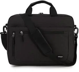 RAVUO Laptop Bag for Men, Water Resistant Shoulder Messenger Bag 15.6inch Computer Carrying Case Business Briefcase with Organizer Pocket