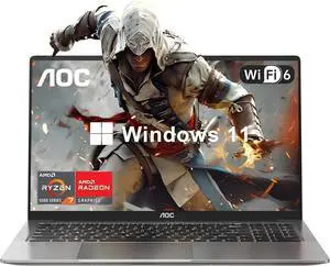 2025 Laptop with AMD Ryzen 7 5700U Processor(8C/16T, Up to 4.3GHz), 16.1 FHD Display Laptop Computer with Backlit Keyboard, 16GB RAM 512GB NVMe SSD, WiFi 6, HDMI, USB3.2, Type-C, 53Wh Battery