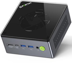 GMKtec Mini PC Gaming, M7 AMD Ryzen 7 PRO 6850H (8C/16T 4.70Ghz) Dual NIC LAN 2.5G Desktop Computer, 32GB DDR5 RAM + 512GB Hard Drive PCle SSD, Dual USB4, HDMI 2.1, USB-C